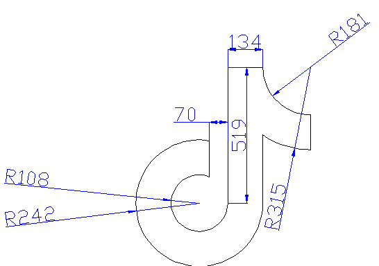 用CAD設(shè)計(jì)一個抖音logo