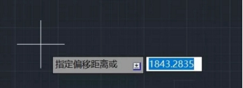 CAD如何通過兩點(diǎn)確定偏移距離？