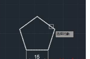CAD如何按照比例縮放五邊形？